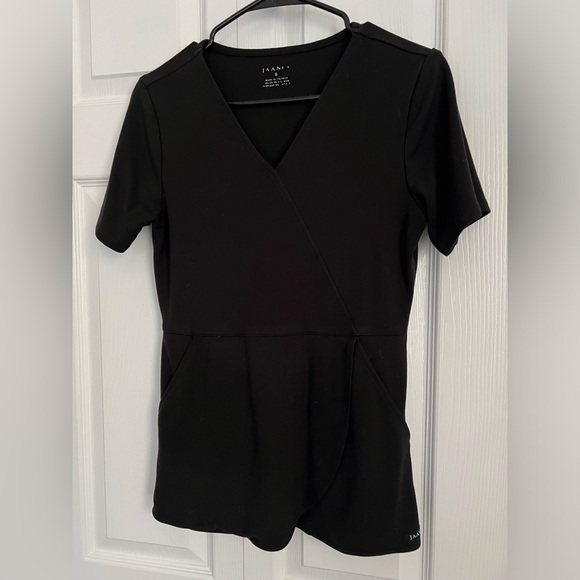 JAANUU mock wrap tulip top and leggings SET size small. Spa Uniform/ Scrub Set. - Picture 2 of 6